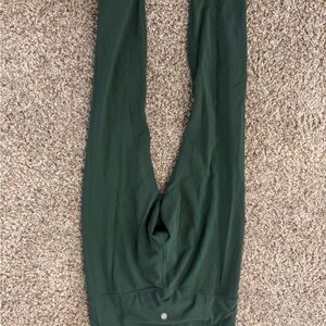 Dark Green Leggings athleta ultra high rise elation 7/8